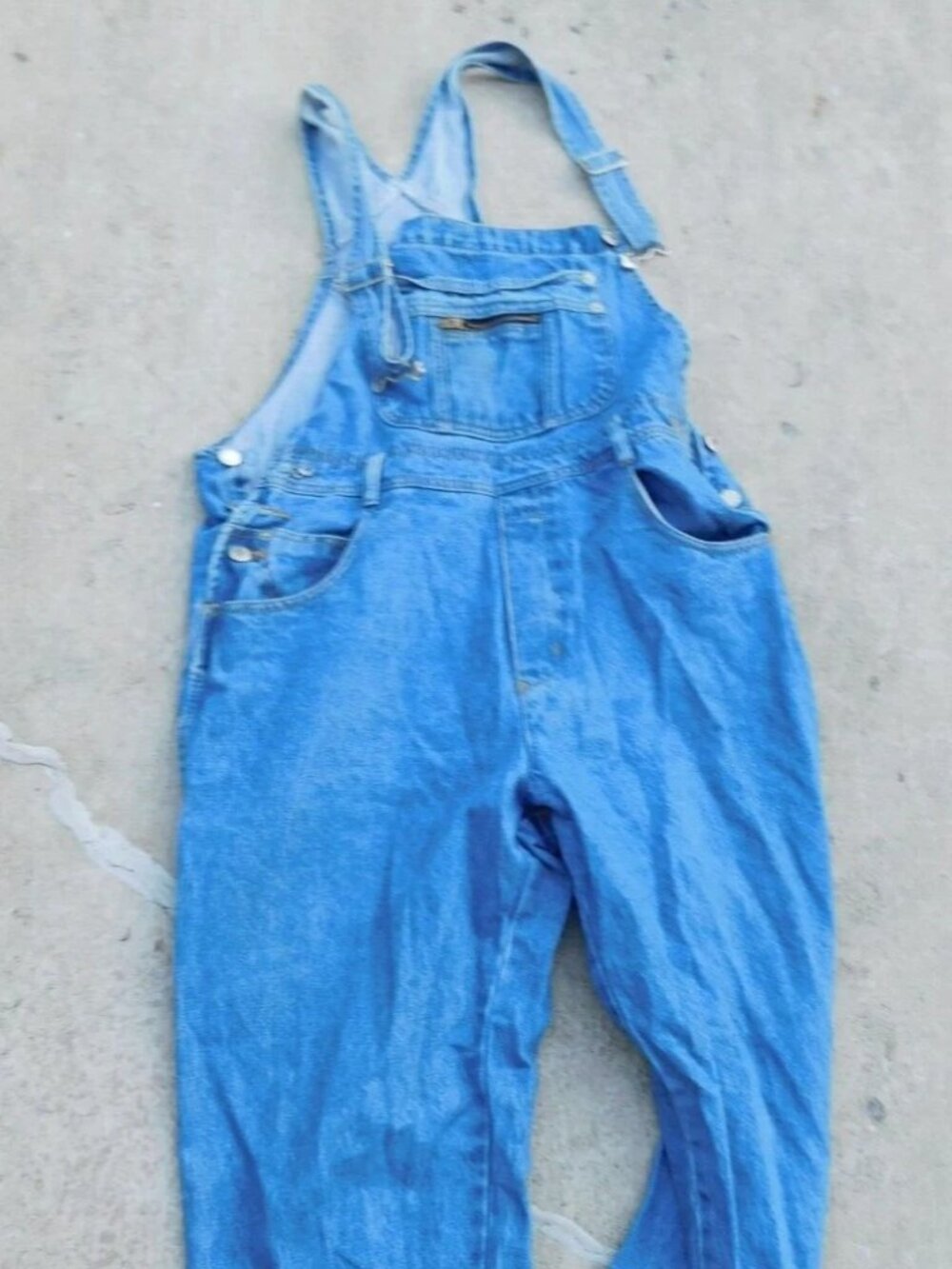 Vintage 90s LONDON LONDON Womens Large Demin Jean OVERALLS Pants